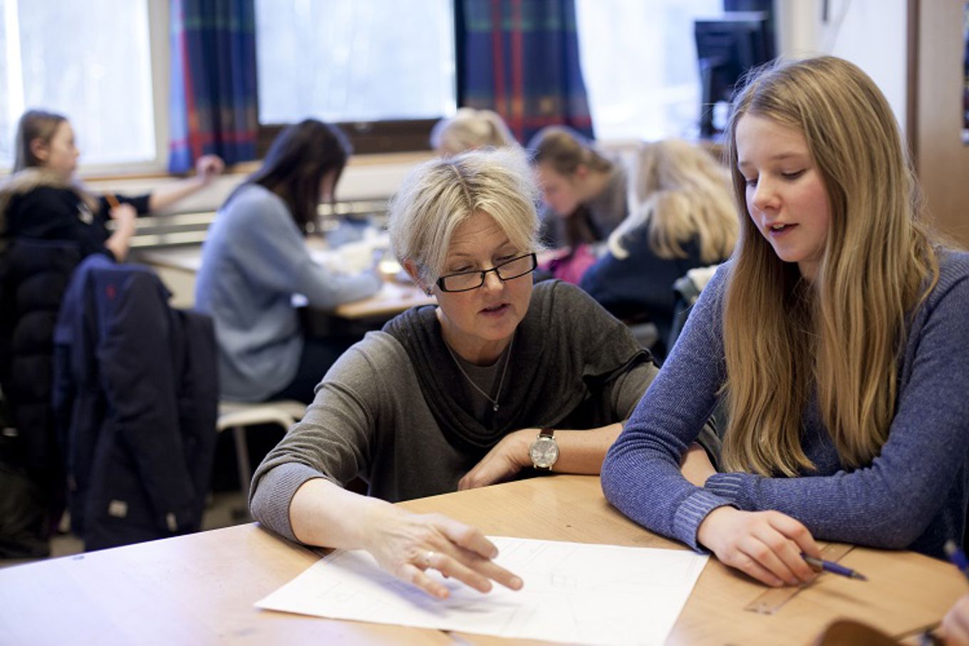 Lærer og elev